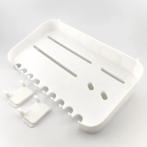 Полиця на органайзер Pegboard/Пегборд для рукоділля 21х5,5х12 см 1 шт. Білий