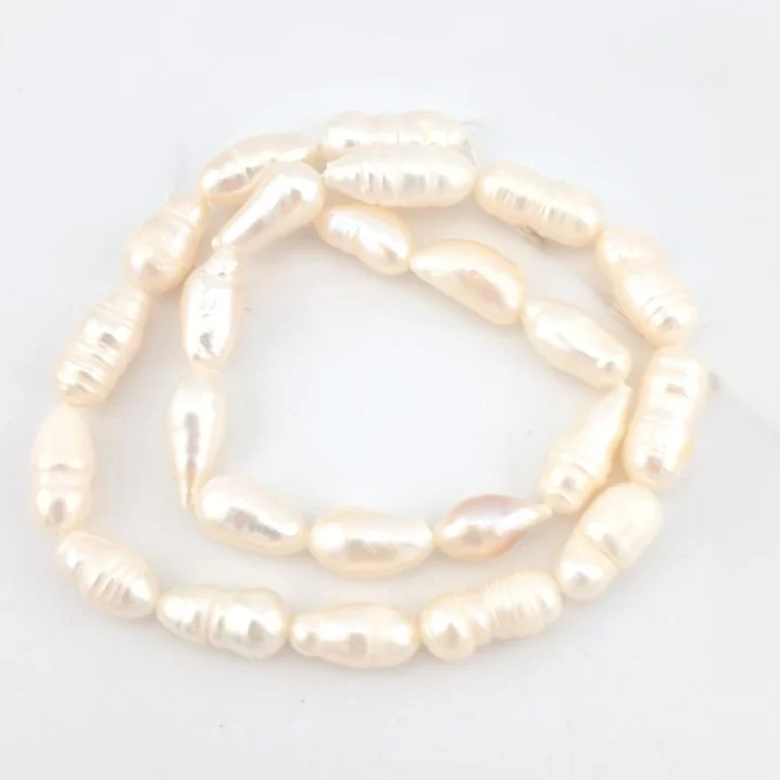 Перлини Ovalé Ivory Pearl 5-6 мм ±33 см 27 шт. Кремовий