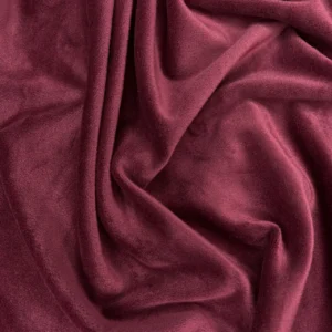 Тканина велюр стрейч LuxFabric 220 г/м² 1,50 м Бордовий темний