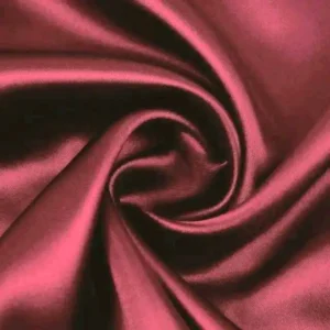 Тканина атлас LuxFabric 115 г/м² 1,5 м 1 м Бордовий
