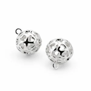 Підвіска метал Love Pendant 11х13,5 мм 1 шт. Сріблястий