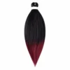 Канекалон Easy Braid омбре двоколірний 65 см 90 г Чорно- бордовий T1B/900#