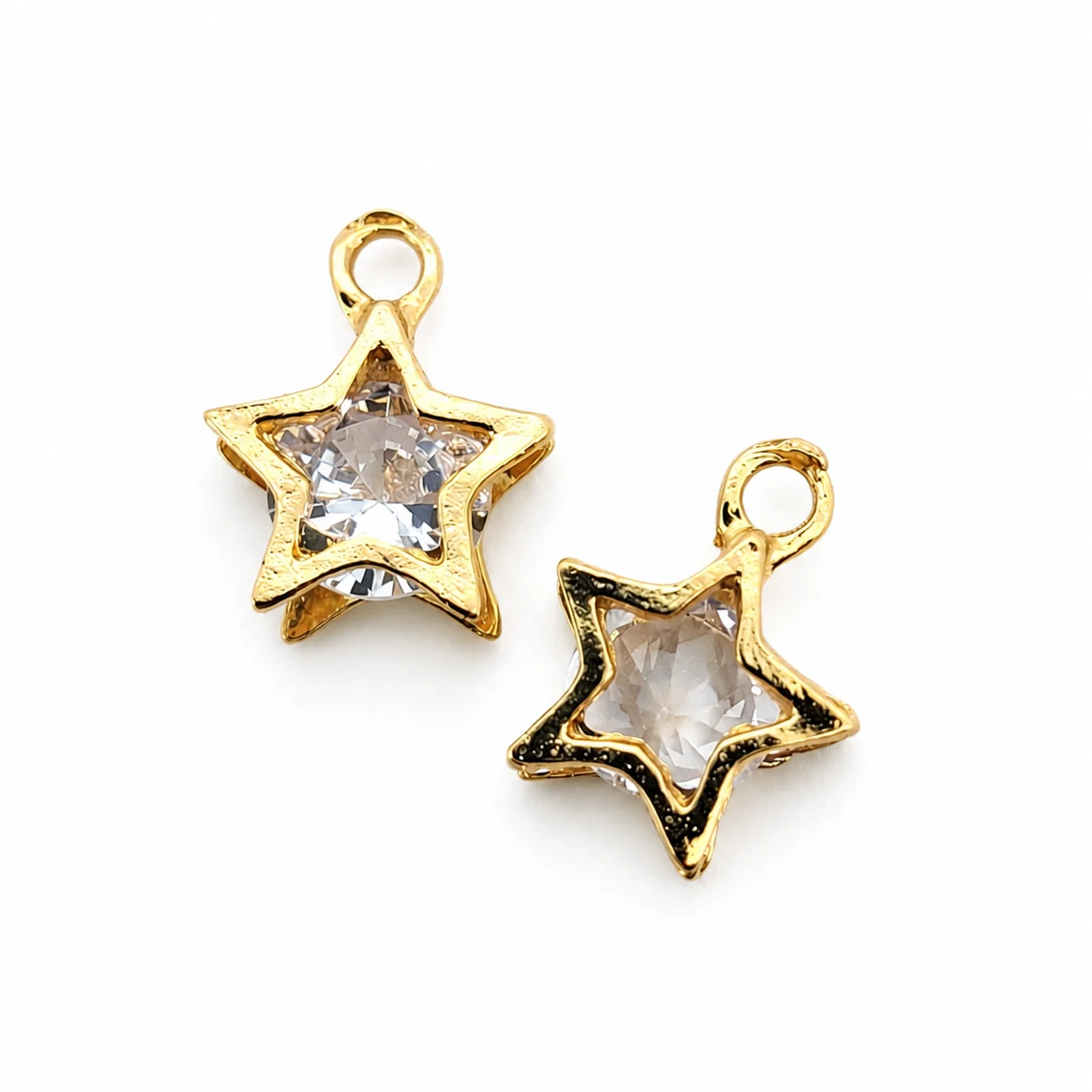 Підвіска метал Stardust Charm 10,5х13,5 мм 1 шт. Прозорий
