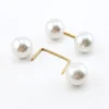 Брошка Pearl Duet для одягу 32 мм 1 шт. Білий