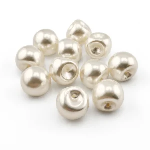 Гудзик Pearl Glow пластик 11,5 мм 1 шт. Білий